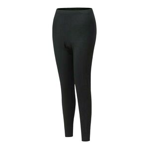 Women's lg black fleece lined thick warm leggings.